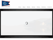 Tablet Screenshot of covelanding.com